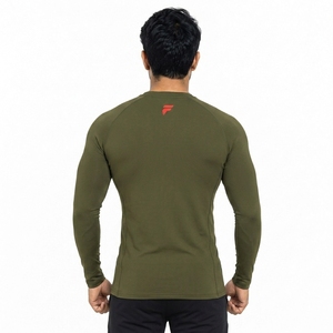 Durable <b>men</b> <b>rash</b> <b>guard</b> made with premium stretch fabric strong stitching and dependable comfort for active lifestyles - Product Image 5