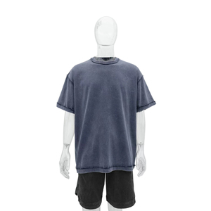 Camiseta de Algodón 100% de 240 g/m² de Alta Calidad OEM con Impresión de Pantalla y Logotipo Personalizado, Tallas Grandes para Hombre - Product Image 4