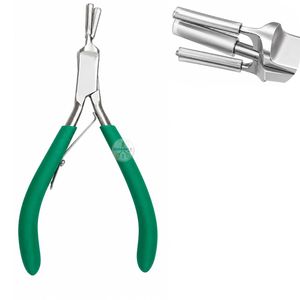 Bridge Reducing Pliers for Zyl & Metal Frames 6inch Black Handle Nose Pad End Piece Bridge Temple Adjusting Pliers Nylon Round N - Product Image 4