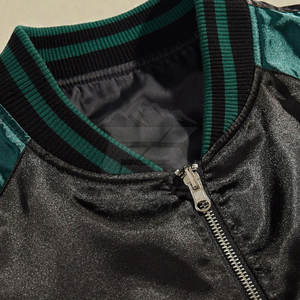 Nueva llegada, chaqueta Sukajan de moda con bordado colorido para hombre, reversible, estilo moderno para jóvenes. - Product Image 5