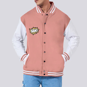 Chaqueta Varsity de Invierno Personalizada 2026 para Hombre, Transpirable, Resistente al Viento, de Alta Calidad, Tejido de Lana Duradero, Cuello Alto, Mangas de Poliéster - Product Image 4
