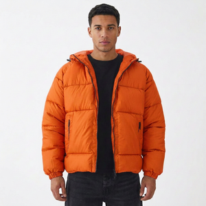 Custom Men's <b>Packable</b> Puffer <b>Jacket</b> Lightweight Quilted Winter Coat Warm Outdoor Travel Clothing Wholesale Supplier - Product Image 3