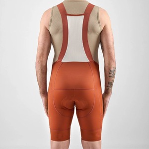 Cuissardes ajustées pour femmes, en spandex et polyester, séchage rapide, couleur orange, pour cyclisme adulte - Product Image 4