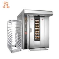 Horno Rotatorio Digital Portátil Comercial KAINO, Nuevo, de 12-64 Bandejas, a Gas/Diésel/Eléctrico, para Panadería, Frutas y Maíz