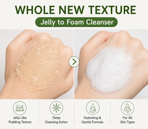 OEM/ODM Coconut <b>Jelly</b> Pudding Cleanser Deep Pore Cleansing Hydrating & Gentle Exfoliation with <b>Jelly</b>-to-Foam Texture Private Lab - Product Image 4