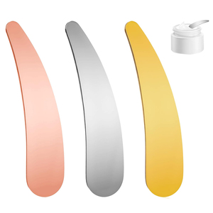 Mini espátulas cosméticas de metal, espátula práctica para maquillaje y cuidado de la piel, herramientas de belleza para cremas para el cuidado de la piel, crema para ojos, muestreo y mezcla - Product Image 2