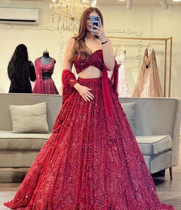 Indian Ethnic Designer Partywear Lehenga Choli for Wedding <b>Party</b> and Festive Functions for Women Trendy Fancy Outfit for <b>Party</b> - Product Image 1