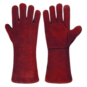 Hot Sale Customized Logo Split Leather Welding <b>Gloves</b> Reflective Safety Construction BBQ <b>Gloves</b> for Industrial Use - Product Image 4