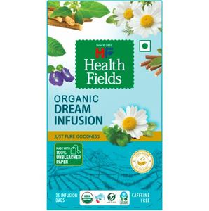 Sachets de thé bio sans caféine Health Fields Organic Dream Infusion pour renforcer l'immunité, pour tous, 25 sachets, durée de conservation 12 mois - Product Image 2