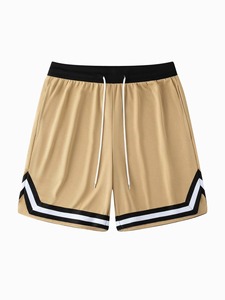 Custom Printed Logo Front Plaid <b>Pattern</b> Basketball <b>Shorts</b> Drawstring Closure Anti-Wrinkle Quick Dry 100% Polyester <b>Mens</b> - Product Image 1