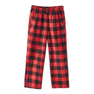Premium <b>Men's</b> Custom-made Winter Flannel Breathable <b>Lounge</b> Sleepwear 100% Cotton Short-Sleeved Long <b>Pants</b> Two-Piece Plus Sizes - Product Image 2