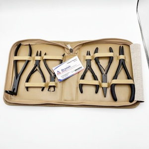 Ensemble d'outils professionnels pour extensions de cheveux, kit d'outils d'installation de tissage et d'extensions de cheveux pour coiffeurs et esthéticiennes en salon - Product Image 3