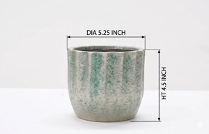 Premium Hammered Texture Green Antique Color Nickel Plated Aluminum Flower <b>Vase</b> Luxuries Style <b>Vase</b> for Luxuries Home & Wedding - Product Image 5