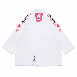 Uniforme de Jiu-Jitsu Brasileño (BJJ) Star Sports, 450 GSM, Algodón Reforzado, Aprobado por la IBJJF, Tela Preencogida, Logotipo Personalizado, Proveedor - Product Image 2