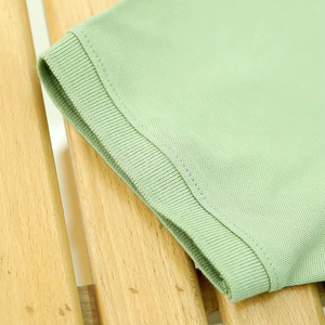 Polo pour homme en coton mélangé clair à manches courtes, personnalisable avec image - Product Image 3