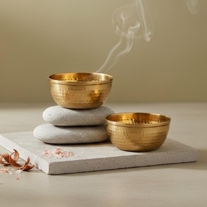 Bol en laiton écologique conçu pour le service alimentaire réutilisable, la cuisine durable et la décoration moderne de la maison - Product Image 4