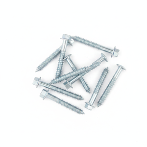Weather-Resistant Hot-Dip Galvanized Carbon Steel <b>Fasteners</b> - Hex Lag Screws Custom Sizes - Product Image 2