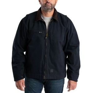 Custom Men's <b>Canvas</b> <b>Jacket</b> Heavyweight Cotton <b>Canvas</b> Workwear <b>Jacket</b> Vintage Utility Coat Outdoor Casual <b>Jacket</b> - Product Image 1