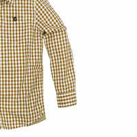 Chemises pour hommes en flanelle d'automne 100% coton, col montant, blanc uni, respirantes, personnalisables, en stock, vente en gros