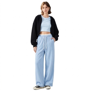 Pantalones Deportivos para Mujer 2026 con Logotipo Personalizado, Cordón Ajustable, Bolsillos, Corte Recto, Elásticos, Holgados e Informales - Product Image 2