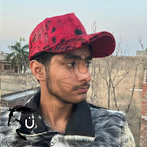 Gorra Deportiva de Cuero Genuino con Pelo Rojo 2026, Teñido Específico, Transpirable, Impermeable, Ajustable - Product Image 1