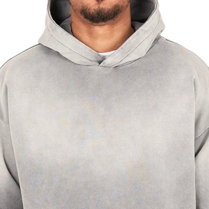 Sudadera con capucha para hombre Sun Faded de alta calidad con diseño de tendencia superior Diseño de logotipo personalizado Sudadera con capucha para hombre más vendida de moda - Product Image 2