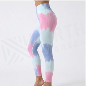 Leggings de Yoga Tie Dye North Approach, Cintura Alta, Elásticos en Cuatro Direcciones, Spandex y Poliéster, Ropa Deportiva para Mujer - Product Image 3