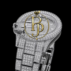 Montre de luxe unisexe King Cobra 42 mm avec cadran analogique à chiffres arabes, mouvement Shanghai, acier inoxydable, résistance à l'eau 3 ATM - Product Image 3