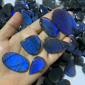 Piedra de fuego de piedras preciosas sueltas de labradorita natural de oro llamativo azul con certificado IGI - Product Image 3