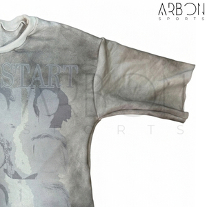 เสื้อยืดโอเวอร์ไซส์สีเทาแบบวินเทจทรงหลวมสไตล์ย้อนยุค ดีไซน์โดดเด่น ใส่สบาย ทันสมัย ผลิตตามสั่ง ปี 2026 สำหรับผู้ชาย - Product Image 6