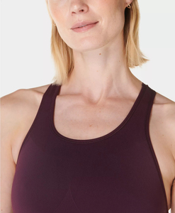 Crop top femme sexy sans manches, col montant, dos nageur, en Spandex, coupe ajustée et moulante - Product Image 5