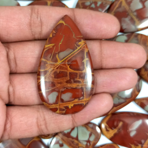 Prix de gros - Pierre précieuse naturelle Noreena Jasper - Cabochon - Fabrication artisanale de bijoux - Product Image 1