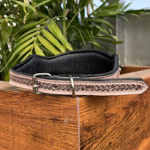 Custom Hand Tooled Leather Dog Collars High Quality Genuine Leather Adjustable Pet Collars Large Medium Small Dogs Neck Collars - Product Image 2