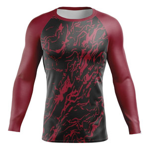 Customize Your Own Logo Sublimated Full Sleeve Rash Guard MMA Rash Guard BJJ Rash Guard <b>Compression</b> <b>Shirt</b> MMA Rashguard <b>for</b> <b>Men</b> - Product Image 5