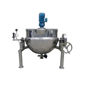Chaudière à double enveloppe électrique et à vapeur de qualité supérieure pour cuisine commerciale et usine de transformation alimentaire à vendre - Product Image 1