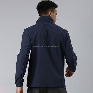 Nardon Apparel OEM Chaquetas cortavientos con logotipo personalizado Hombres Chaquetas deportivas al aire libre Chaqueta cortavientos de tamaño regular para hombres - Product Image 2