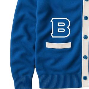 Bita – Cardigan unisexe d'hiver de qualité supérieure, style universitaire, col en V classique, détails boutonnés, respirant, séchage rapide, tricoté - Product Image 5