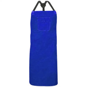 Tablier de soudeur en cuir de vachette pleine fleur de qualité supérieure, résistant et robuste, pour la protection du corps et des vêtements - Product Image 2