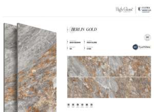 Azulejos brillantes pulidos de alto brillo 800x1600 1200x1800 750x1500mm diseñados para espacios de vida elegantes con un diseño lujoso - Product Image 5