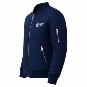 Wholesale <b>Men</b>’s Quilted Winter <b>Jackets</b> <b>Lightweight</b> Padded Puffer Coat Full Zip Stand Collar Windproof Warm Custom Logo Apparel - Product Image 2