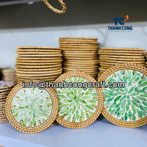 Posavasos de ratán personalizado y posavasos de nácar de Vietnam-alta calidad envío rápido OEM disponible al mejor precio - Product Image 5