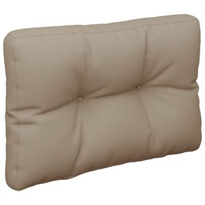 Cojines y almohadas para exteriores de tela color taupe, cojines para paletas de 2 piezas - Product Image 5