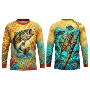 Camiseta Deportiva Personalizada de Manga Larga con Cuello Redondo, Unisex, de Poliéster Transpirable, Secado Rápido, Protección UV, Antibacteriana y Sublimada - Product Image 6