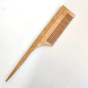Peine de madera para el cabello y para osos - Peine de madera ecológico hecho a mano con forma natural de FAIZA CRAFT - ¡Venta caliente y al por mayor! - Product Image 4
