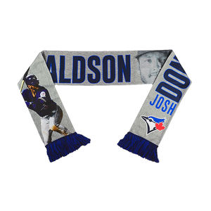 Écharpe de supporter unisexe personnalisée en acrylique jacquard carré, légère, pour adultes, clubs de football, toutes tailles, qualité supérieure - Product Image 3