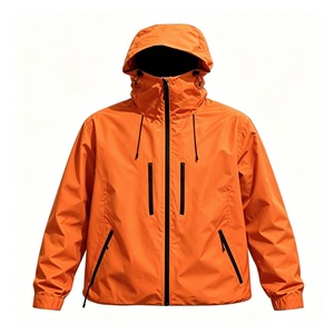 Chaqueta Impermeable y Cortavientos Unisex para Exteriores, con Capucha, Cuello Alto, Transpirable y Ecológica - Product Image 1