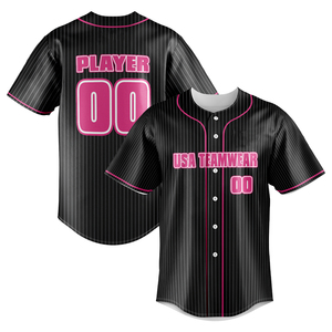 OEM Men Professional Sports Softball Jersey Shirt Sublimation OEM Youth <b>Baseball</b> Jersey <b>Baseball</b> Jersey - Product Image 1