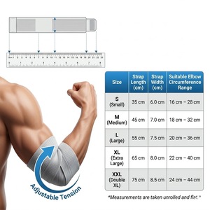 Protector de Codo Unisex de Neopreno con Rayas Rosas, Soporte Deportivo Transpirable, Ajustable y Compresivo, Accesorio para Gimnasio y Levantamiento de Pesas - Product Image 6