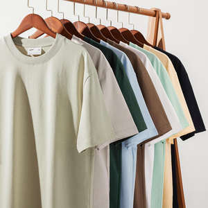 T-shirt uni élégant à manches courtes 100% coton de haute qualité, prix de gros abordable, vêtements décontractés à la mode avec logo personnalisé - Product Image 1