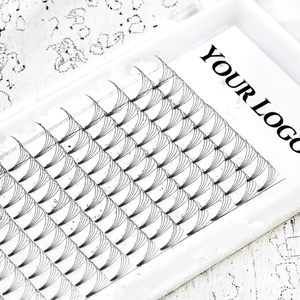 Extensiones de Pestañas de Seda Vegana Premium Personalizadas para 2025, Bandejas de Pestañas Mate Hechas a Mano Suaves - Product Image 2